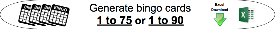 bingo card generator 75 90 numbers