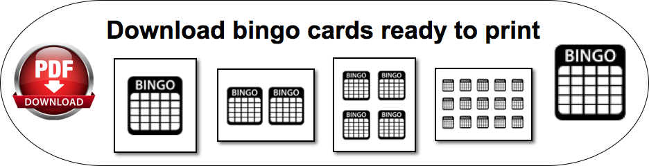 bingo cards ready to print