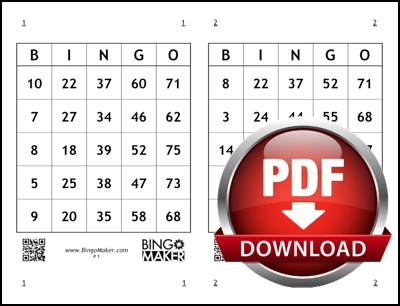 Pampered Chef Bingo Cards to Download, Print and Customize!