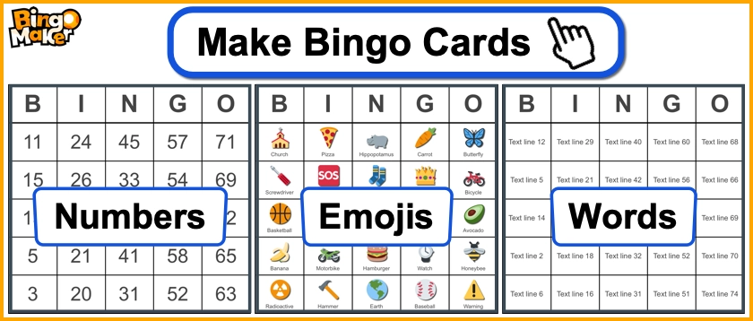 bingo maker create custom bingo cards