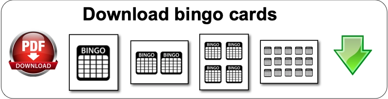 bingo cards ready to print